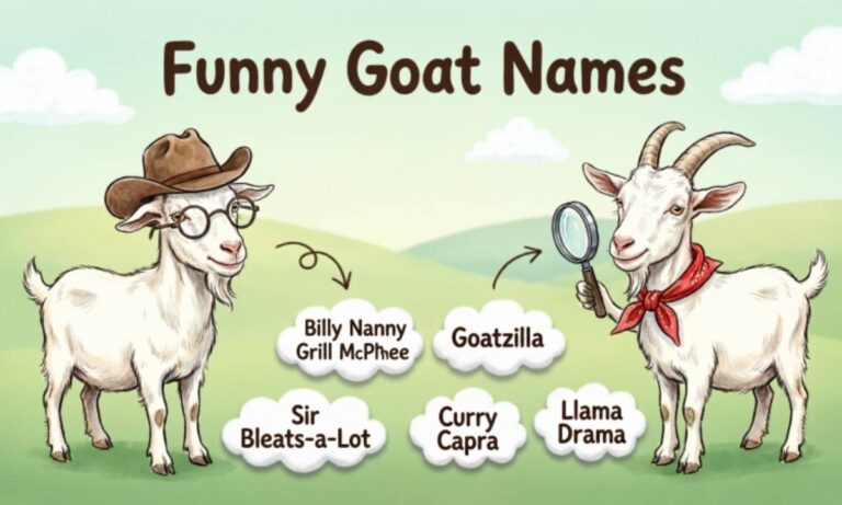 257+ Funny Goat Names That Will Make You Laugh Out Loud in 2026!
