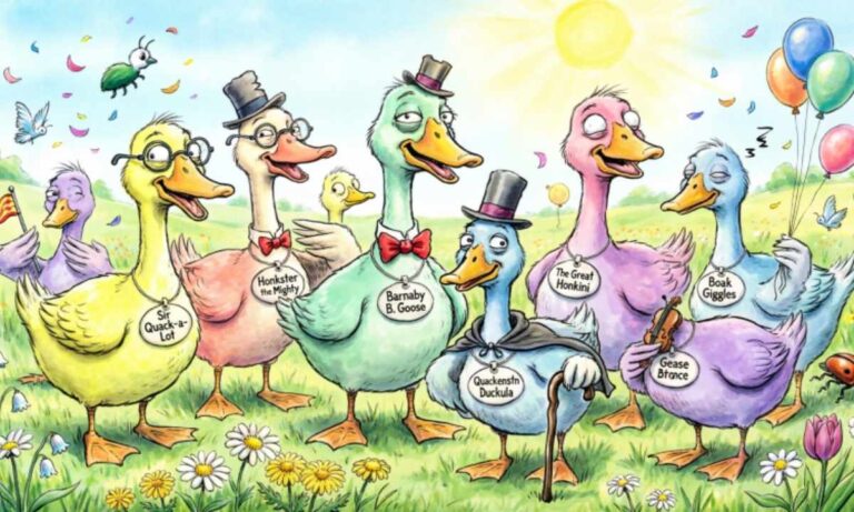 330+ Funny Geese Names :That Will Make You Honk With Laughter