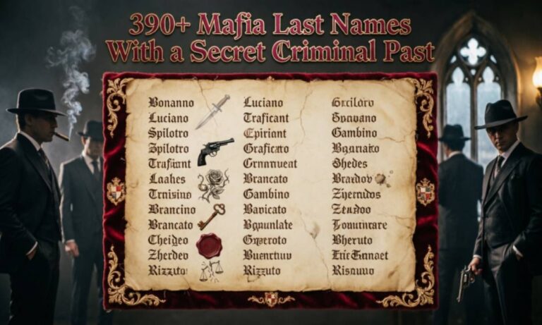 390+ Mafia Last Names With a Secret Criminal Past