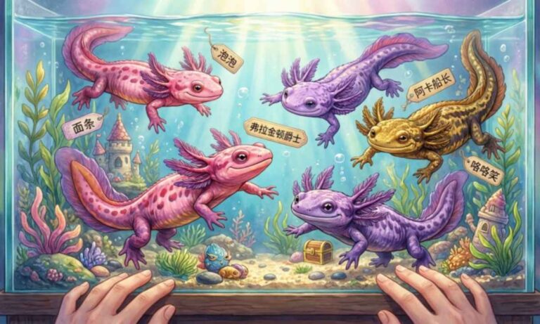 570+ Best Axolotl Names: Cute, Funny & Creative Ideas for Your Pet