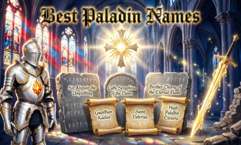 Best Paladin Names