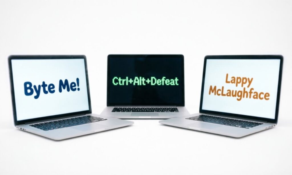 Catchy Funny Laptop Names