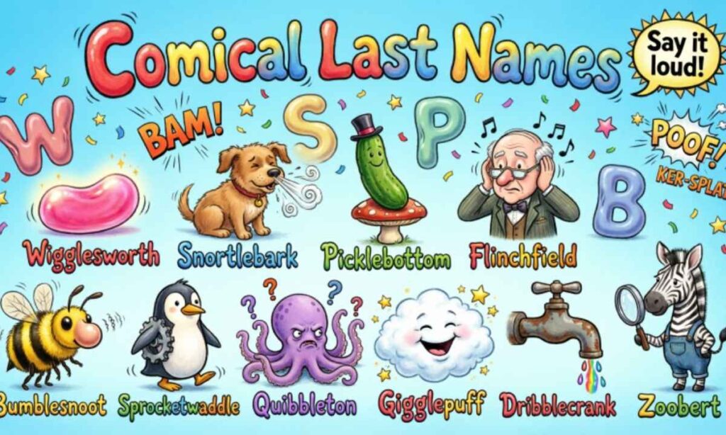 Comical Last Names