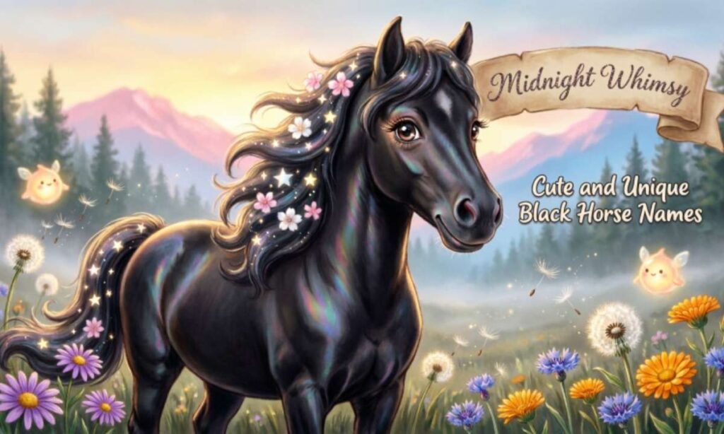 Cute and Unique Black Horse Names