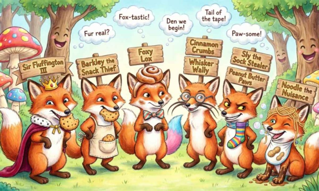 Funny Fox Names