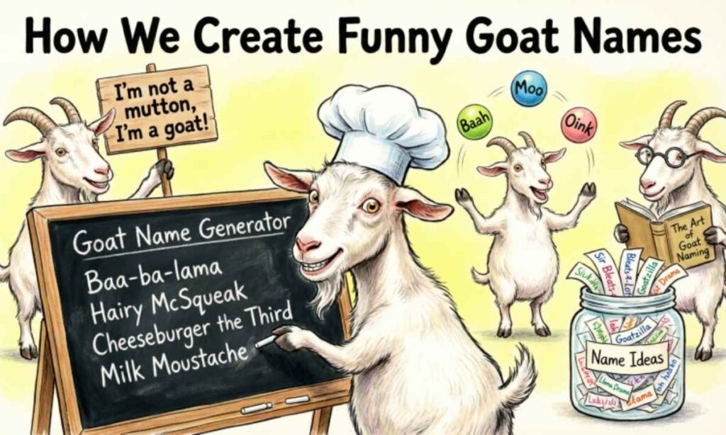 How We Create Funny Goat Names