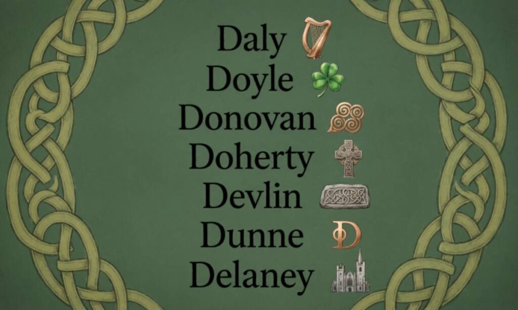 Irish Last Names That Start With D