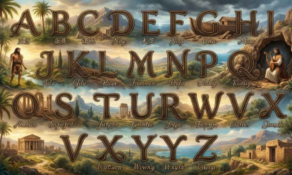 List of Male Names in the Bible from A to Z