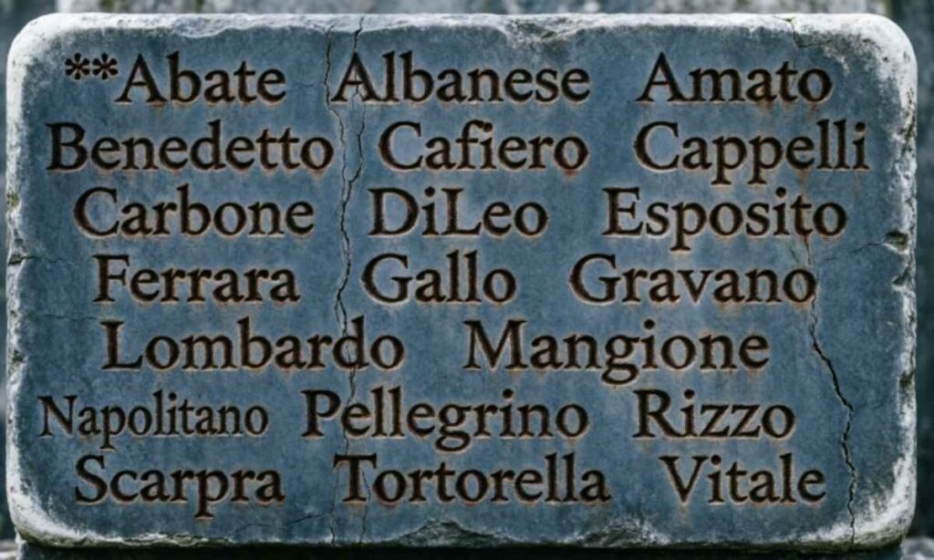 Mafia Last Names Ideas