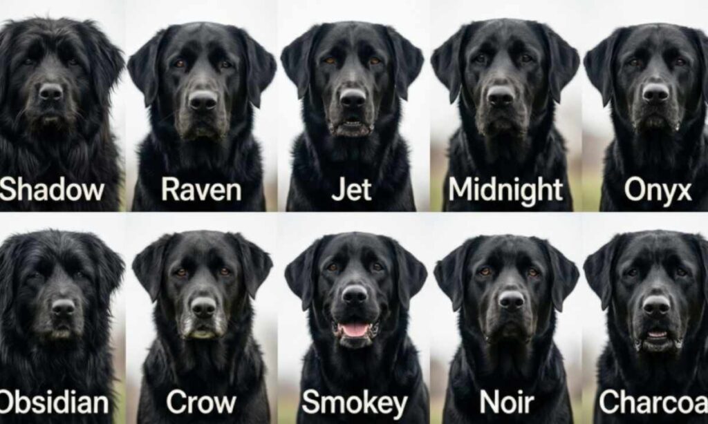 Male List Black Dog Names