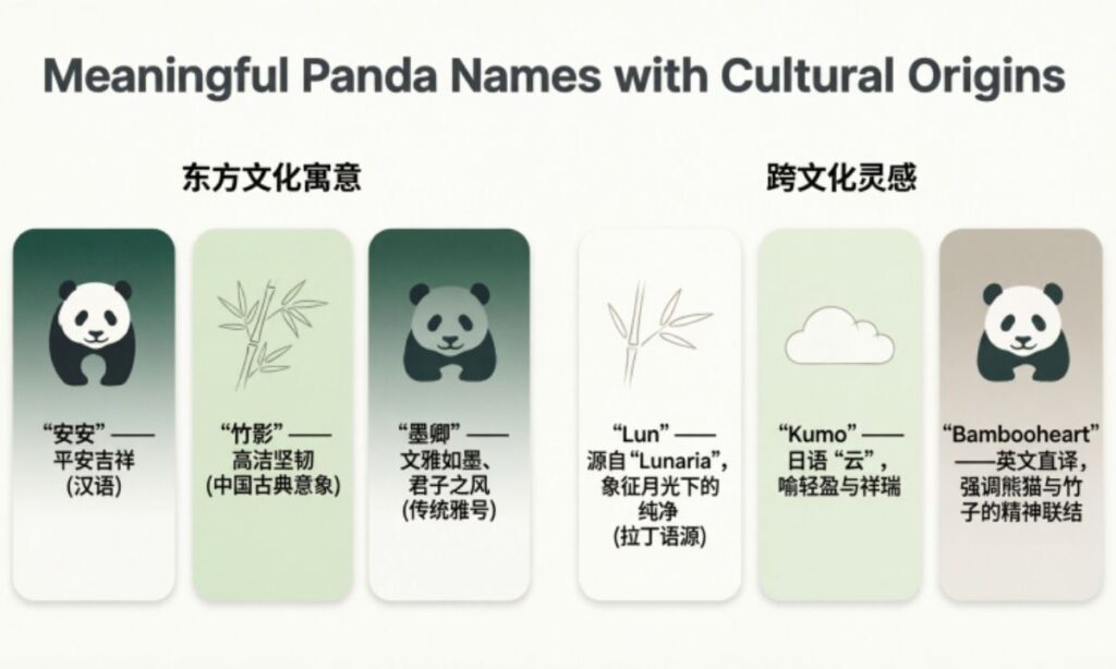 Meaningful Panda Names with Cultural Origins