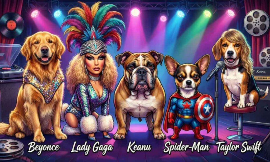 Pop Culture Funny Girl Dog Names