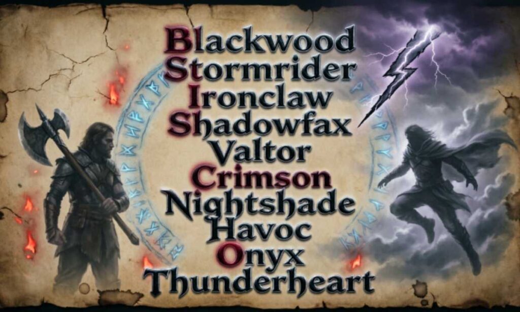 Powerful Last Names for Characters