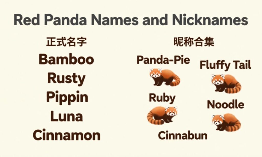 Red Panda Names and Nicknames