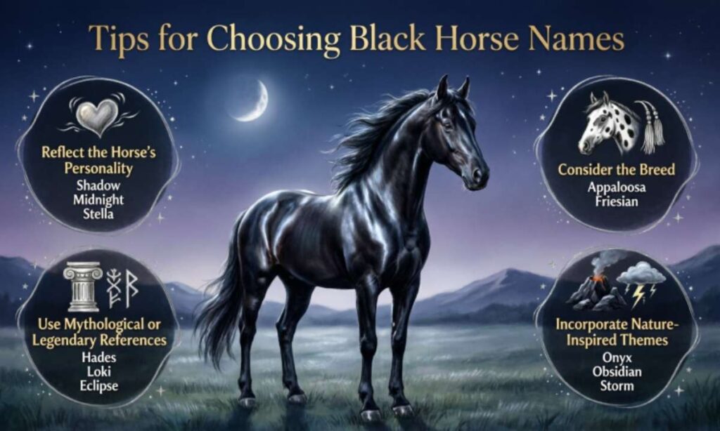 Tips for Choosing Black Horse Names