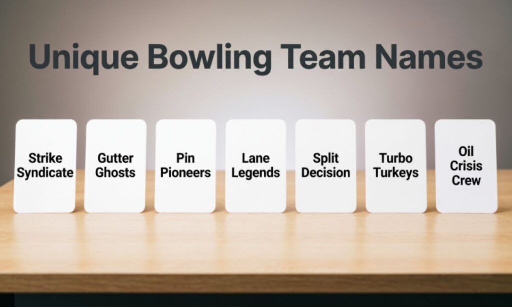 Unique Bowling Team Names