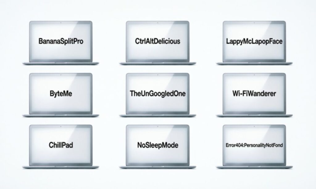 Unique Funny Laptop Names