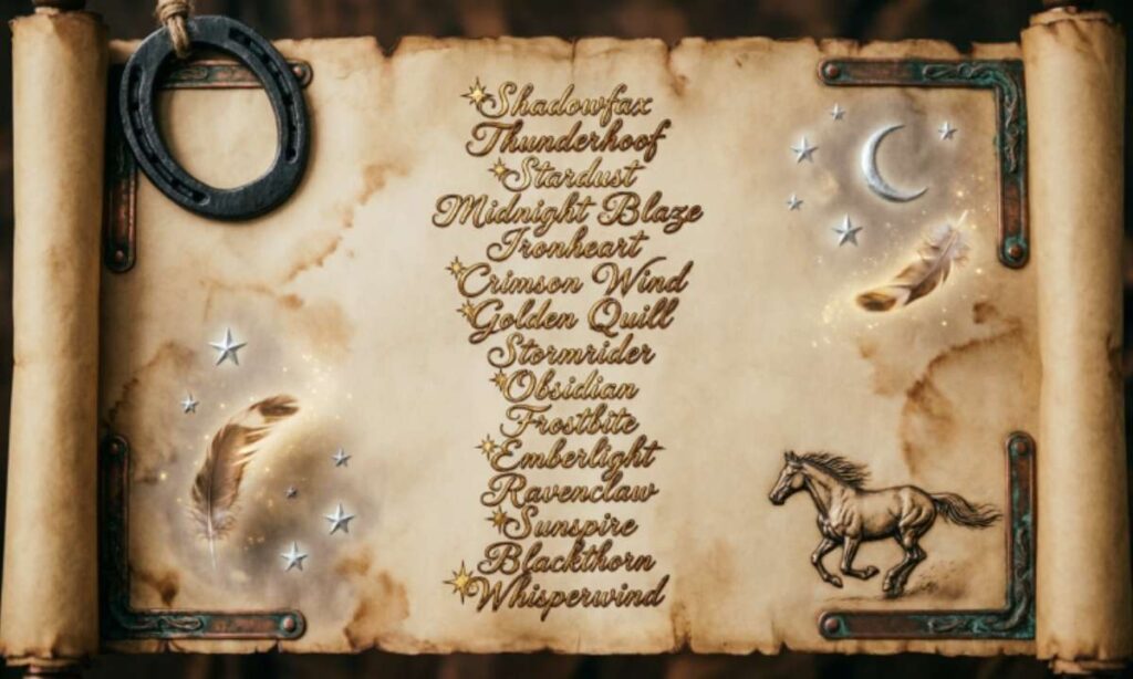 Unique Horse Names Male