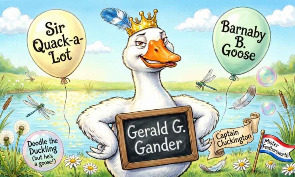 👦 Funny Goose Names for Boys