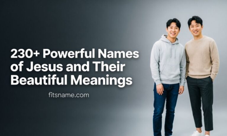 230+ Powerful Names of Jesus and Their Beautiful Meanings