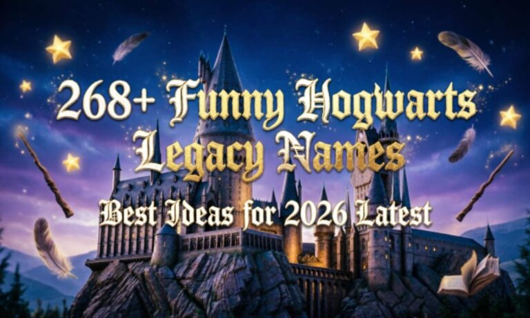 268+ Funny Hogwarts Legacy Names (Best Ideas for 2026 Latest)
