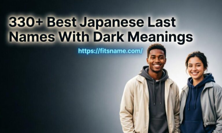 330+ Best Japanese Last Names With Dark Meanings