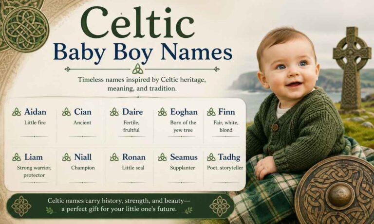 330 Celtic Baby Boy Names and Meanings (2026)