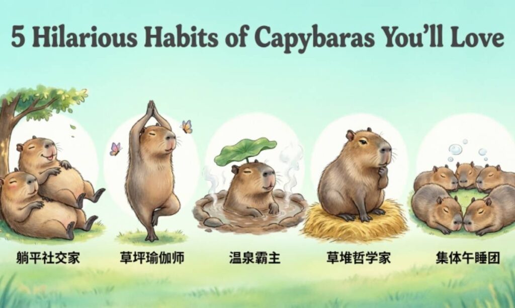 5 Hilarious Habits of Capybaras You'll Love
