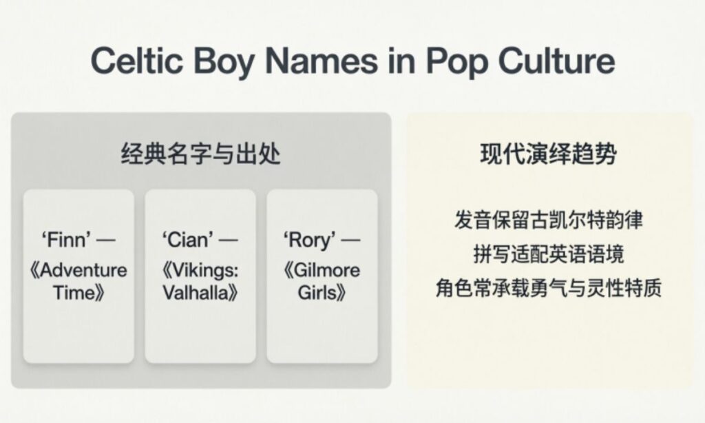 Celtic Boy Names in Pop Culture