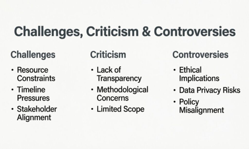 Challenges, Criticism & Controversies