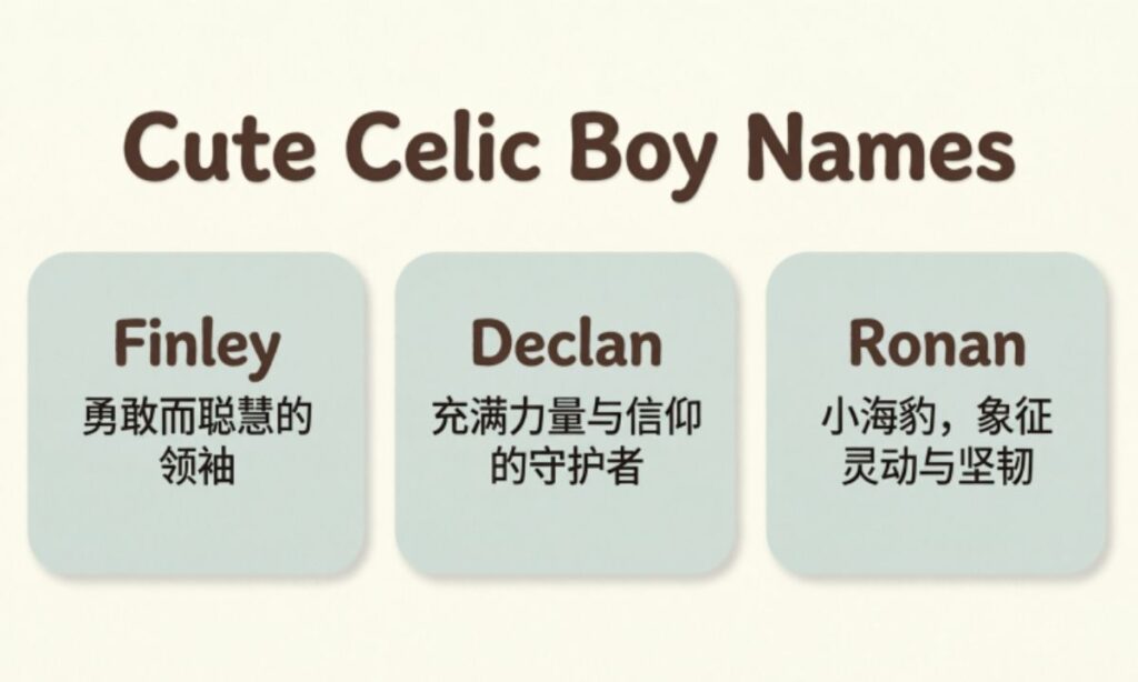 Cute Celtic Boy Names