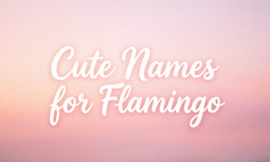 Cute Names for Flamingo