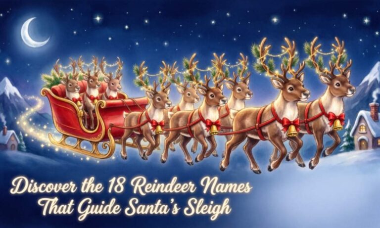 Discover the 18 Reindeer Names That Guide Santa's Sleigh