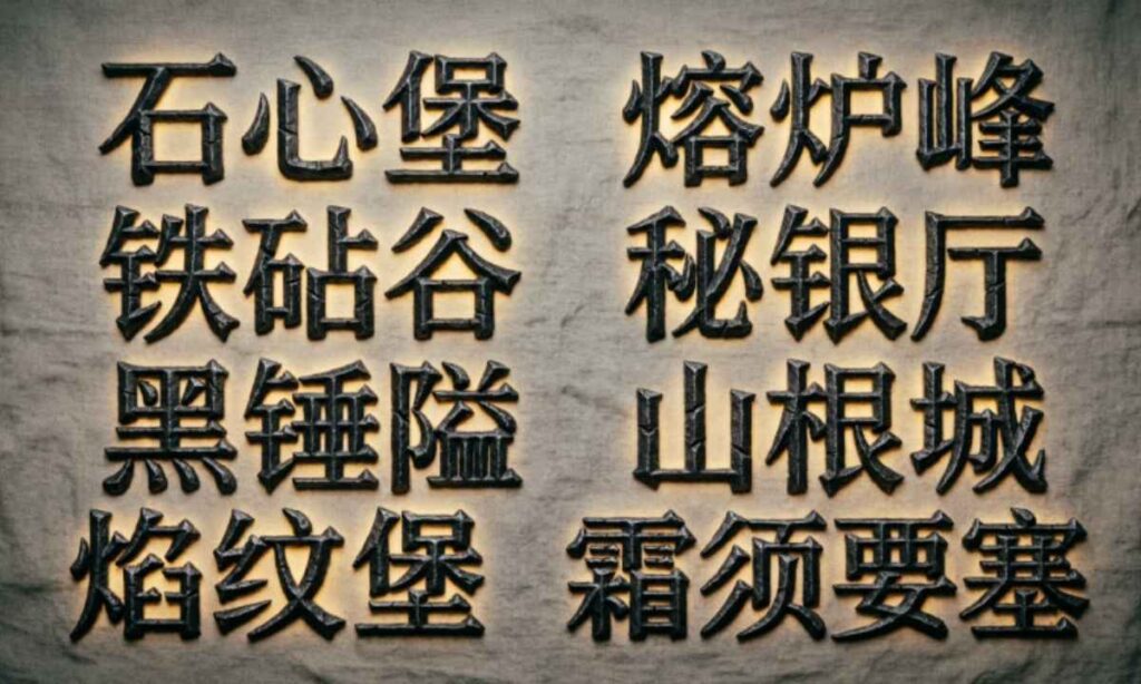 Dwarven-Inspired City Names