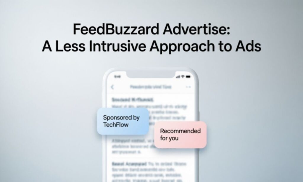 FeedBuzzard Advertise: A Less Intrusive Approach to Ads
