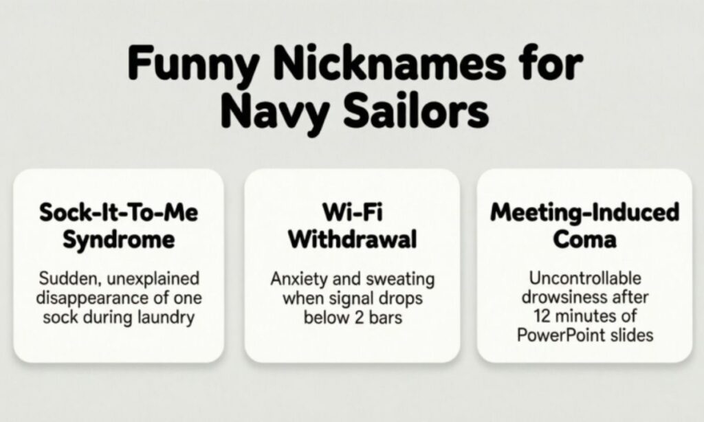 Funny Nicknames for Navy Sailors