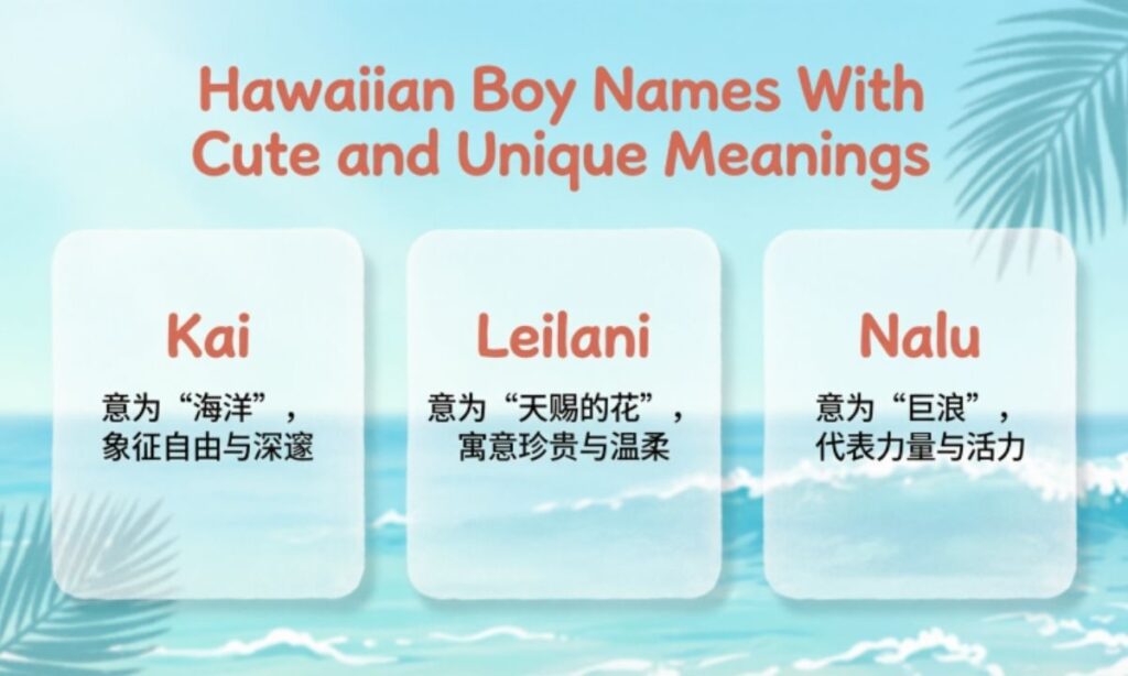 Hawaiian Boy Names With Cute and Unique Meanings