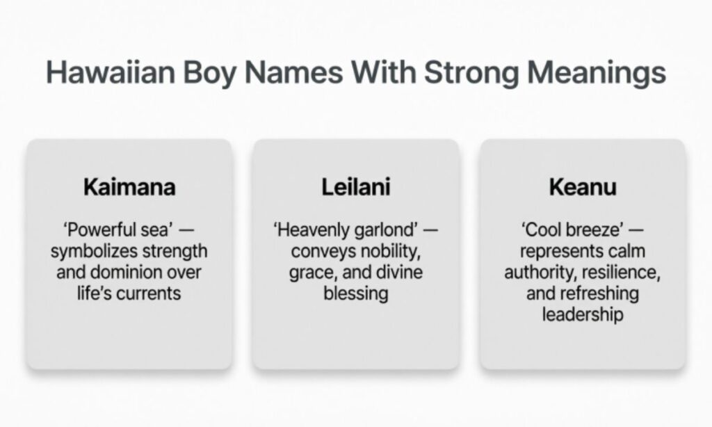 Hawaiian Boy Names With Strong Meanings