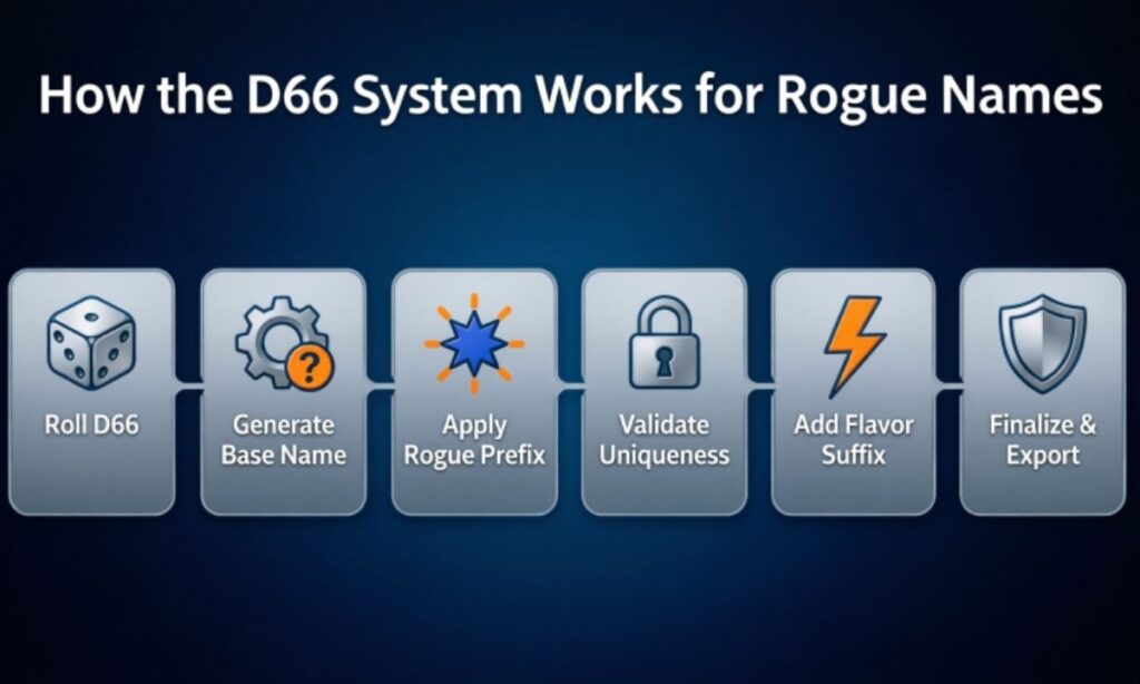 How the D66 System Works for Rogue Names