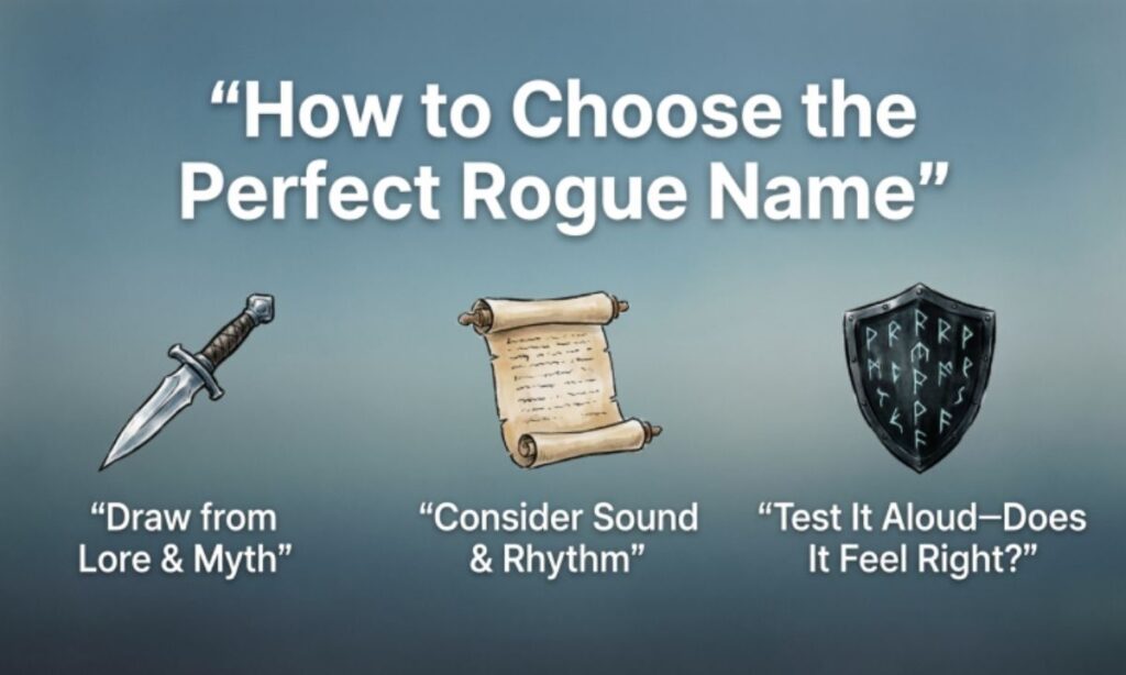 How to Choose the Perfect Rogue Name