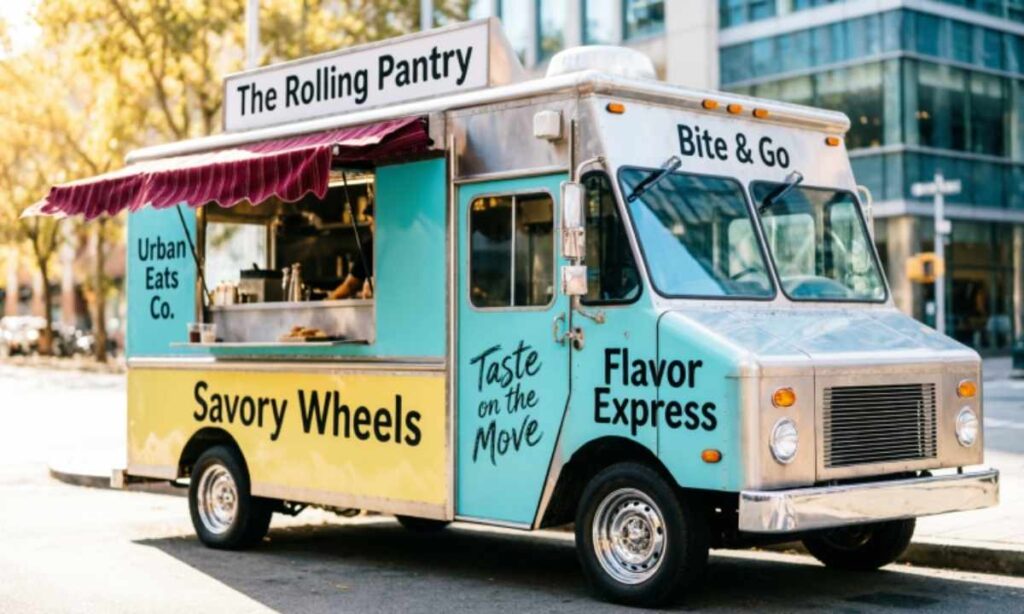 Inspirational food truck business names