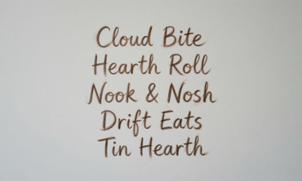 Minimalist food truck business names