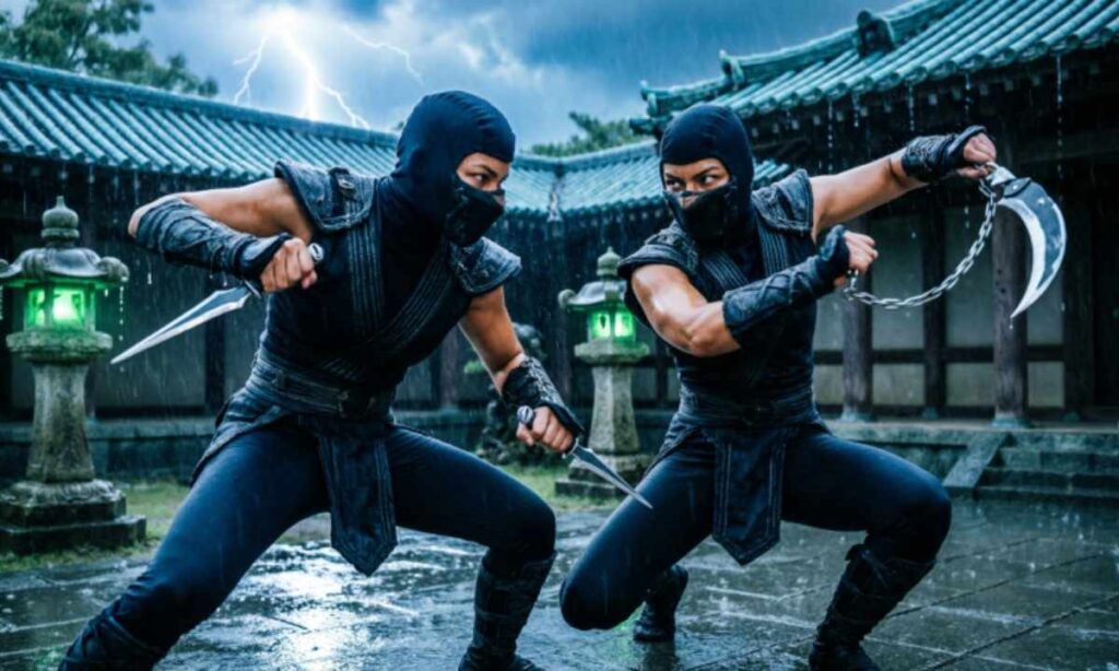 Ninjas in Mortal Kombat