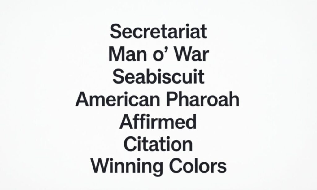 Popular and Famous Horse Names