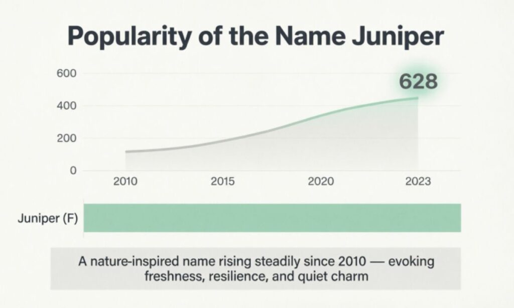 Popularity of the Name Juniper