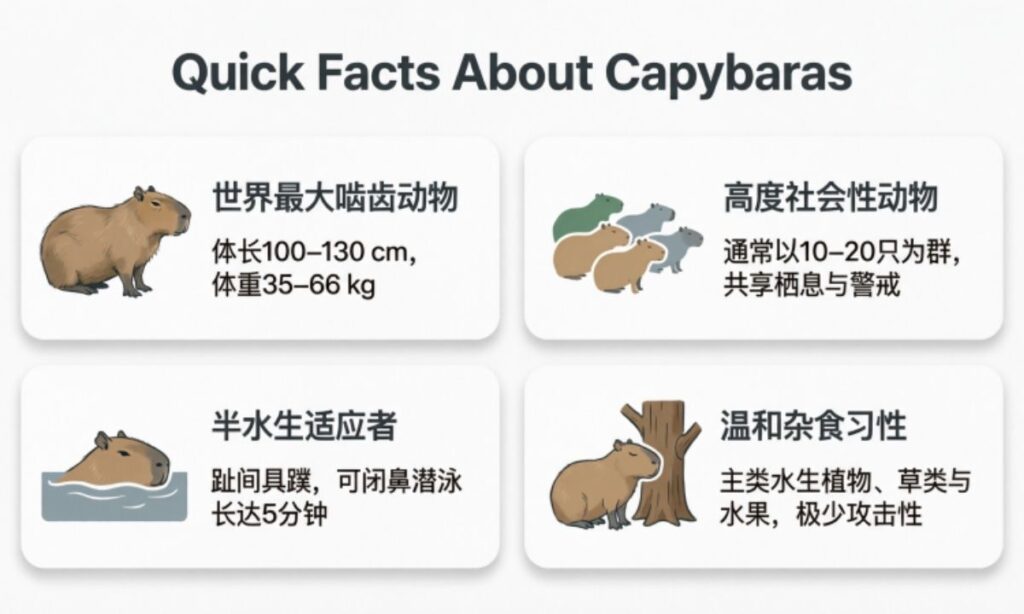 Quick Facts About Capybaras