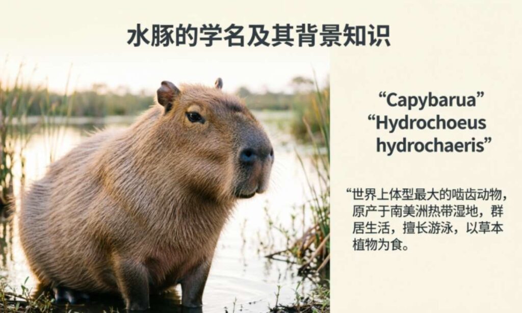 Scientific Name of Capybara and Its Background
