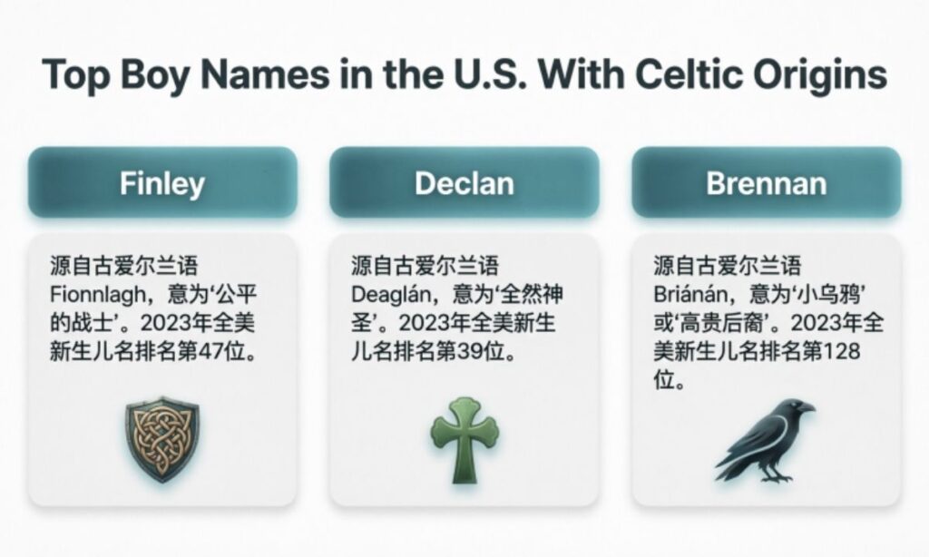 Popular Girl Names in the U.S. With Celtic Origins