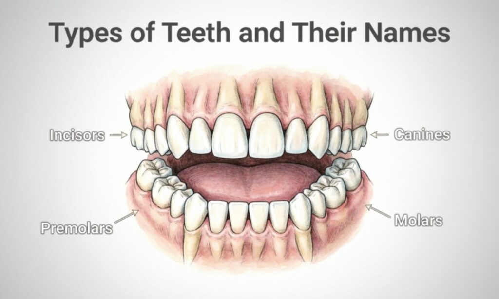 Types of Teeth and Their Names
