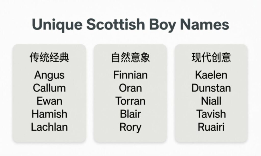 Unique Scottish Boy Names